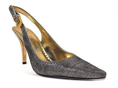 Metallic Slingback