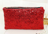 Sequin Make-Up Bag